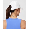 Nike Adult Dri-FIT Club Unstructured Metal Swoosh Cap Hat | Mens and Womens(White/Metallic Gold)