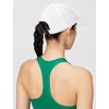 Nike Adult Dri-FIT Club Unstructured Metal Swoosh Cap Hat | Mens and Womens(White/Metallic Silver)