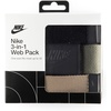 Nike Men’s 3 Pack Web Belt(Black/Olive/Khaki  Futura)