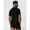 Nike Men’s All Day Cotton Stretch Short Sleeve Crewneck Undershirts (2-Pack)(Black)