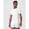 Nike Men’s All Day Cotton Stretch Short Sleeve Crewneck Undershirts (2-Pack)(White)