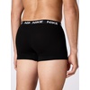 Nike Men’s All Day Cotton Stretch Trunk W/Fly Underwear (3-Pack)(White/Heather Grey/Black)