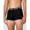 Nike Men’s All Day Cotton Stretch Trunk W/Fly Underwear (3-Pack)(White/Heather Grey/Black)