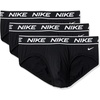 Nike Men’s All Day Micro Stretch Hip Brief Underwear (3-Pack)(Black/Black/Black)