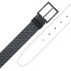 Nike Men’s Classic Reversible Belt(Black Cf Texture/White)