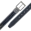 Nike Men’s Classic Reversible Belt(Black Croc Texture/Black)