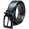 Nike Men’s Classic Reversible Belt(Black/Brown Smooth Grain)