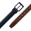 Nike Men’s Classic Reversible Belt(Black/Brown Smooth Grain)