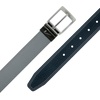 Nike Men’s Classic Reversible Belt(Grey/Black Double Stitch)