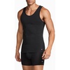 Nike Men’s Essential Cotton Stretch Tank Undershirts (2-Pack)(Black/Black)