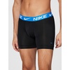 Nike Men’s Essential Micro Stretch Boxer Brief Underwear (3-Pack)(Black W/Photo Blue/ Cool Grey/ Total Orange)