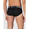 Nike Men’s Essential Micro Stretch Hip Brief Underwear (3-Pack)(Black / Black/ Black)