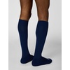 Nike Unisex Adult Baseball Softball Over-The-Calf Socks (2 Pairs) | Mens and Womens(College Navy/White)