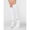 Nike Unisex Adult Baseball Softball Over-The-Calf Socks (2 Pairs) | Mens and Womens(White/Black)