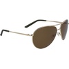 Nike Unisex Chance Aviator Sunglasses(Light Gold/Brown)