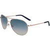 Nike Unisex Chance Aviator Sunglasses(Rose Gold/Navy Rose Gradient)
