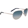 Nike Unisex Chance Aviator Sunglasses(Rose Gold/Navy Rose Gradient)