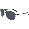 Nike Unisex Chance Aviator Sunglasses(Satin Black/Dark Grey)