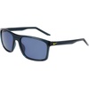 Nike Unisex Fire Large Polarized Rectangular Sunglasses(Armory Navy / Polar Blue)