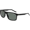 Nike Unisex Fire Large Polarized Rectangular Sunglasses(Black / Polar Green)