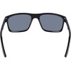 Nike Unisex Fire Large Polarized Rectangular Sunglasses(Black/Polar Silver Flash)