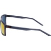 Nike Unisex Fire Large Polarized Rectangular Sunglasses(Dark Grey/Polar Red Flash)
