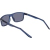 Nike Unisex Fire Large Polarized Rectangular Sunglasses(Matte Mystic Navy/Polar Silver)