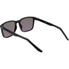 Nike Unisex Rave Polarized Square Sunglasses(Black / Polar Blue Mirror)