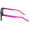 Nike Unisex Rave Polarized Square Sunglasses(Black/Polar Pink Flash)