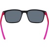 Nike Unisex Rave Polarized Square Sunglasses(Black/Polar Pink Flash)