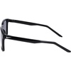 Nike Unisex Rave Polarized Square Sunglasses(Black/Polar Silver Flash)
