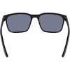Nike Unisex Rave Polarized Square Sunglasses(Black/Polar Silver Flash)