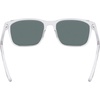 Nike Unisex Rave Polarized Square Sunglasses(Clear/Polar Green)