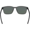 Nike Unisex Rave Polarized Square Sunglasses(Matte Smoke Grey /Polar Purple)