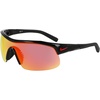 Nike Unisex Show X1 Rectangular Sunglasses(Black / Red Mirror)