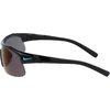 Nike Unisex Show X1 Rectangular Sunglasses(Black/Blue Mirror)