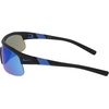 Nike Unisex Show X1 Rectangular Sunglasses(Matte Black / Blue Mirror)