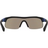 Nike Unisex Show X1 Rectangular Sunglasses(Matte Black / Blue Mirror)