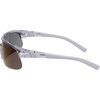 Nike Unisex Show X1 Rectangular Sunglasses(Shiny Wolf Grey/Blue Mirror)