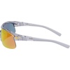 Nike Unisex Show X1 Rectangular Sunglasses(Shiny Wolf Grey/Orange Mirror)