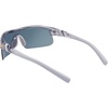 Nike Unisex Show X1 Rectangular Sunglasses(Shiny Wolf Grey/Orange Mirror)