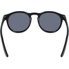 Nike Unisex Swerve Polarized Round Sunglasses(Black/Polar Silver Flash)