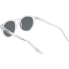 Nike Unisex Swerve Polarized Round Sunglasses(Clear / Polar Purple Mirror)