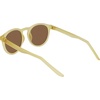 Nike Unisex Swerve Polarized Round Sunglasses(Matte Team Gold/Polar Brown)