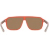 Nike Unisex Vintage Flyer Mirrored Aviator Sunglasses(College Grey / Orange Flash)