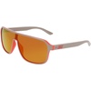 Nike Unisex Vintage Flyer Mirrored Aviator Sunglasses(College Grey / Orange Flash)