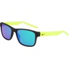 Nike mens Livefree Classic Rectangular Sunglasses(Matte Gridiron / Green Mirror)