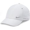 Nike Adult Storm-FIT ADV Club Structured AeroBill Cap Hat | Mens and Womens(Summit White/Reflective Silver)