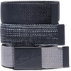 Nike Men’s 3 Pack Web Belt(Black/Grey/Black Multi  Futura)