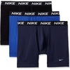 Nike Men’s All Day Cotton Stretch Boxer Brief W/Fly Underwear (3-Pack)(Obsidian/Game Royal/Black)
